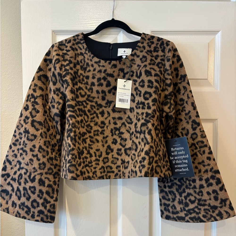 Tuckernuck Leopard Print Crop Top - Picture 5 of 5